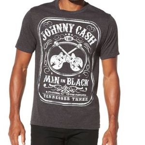 Merch Traffic Johnny Cash Man In Black Short Sleeve Graphic T-Shirt